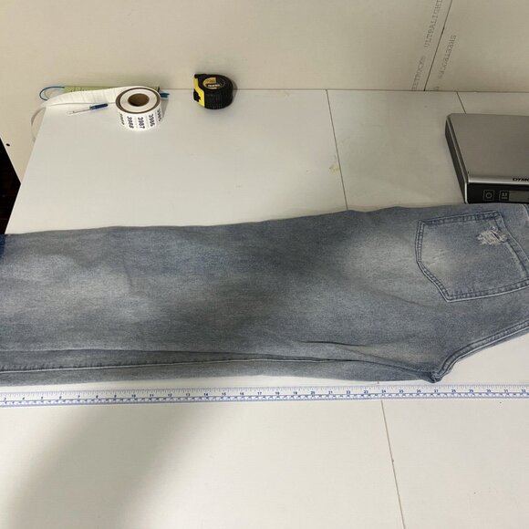 UNTP Undertrap Wide Leg Distressed Jeans Women's Size 30 - Picture 9 of 11